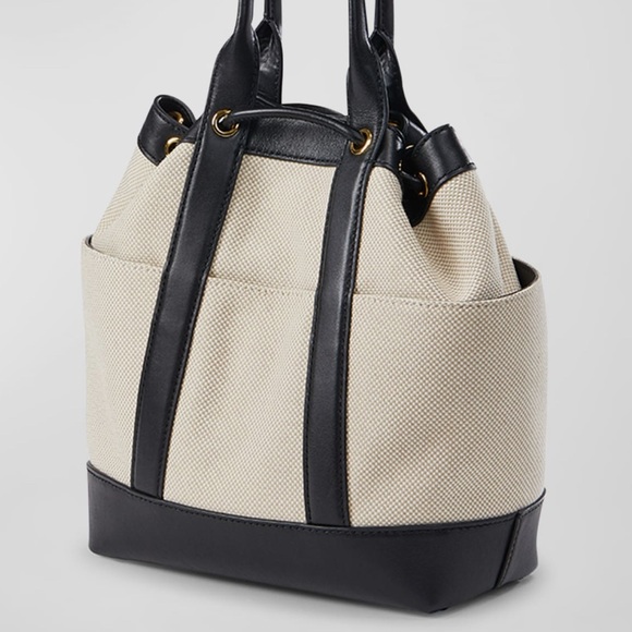 Veronica Beard Goody Bag Natural Black - Picture 14 of 15